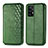 Custodia Portafoglio In Pelle Cover con Supporto S01D per Samsung Galaxy A52 4G Verde