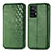 Custodia Portafoglio In Pelle Cover con Supporto S01D per Samsung Galaxy A72 4G Verde