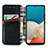 Custodia Portafoglio In Pelle Cover con Supporto S01D per Samsung Galaxy A73 5G