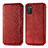 Custodia Portafoglio In Pelle Cover con Supporto S01D per Samsung Galaxy F02S SM-E025F Rosso