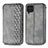 Custodia Portafoglio In Pelle Cover con Supporto S01D per Samsung Galaxy F62 5G Grigio