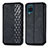 Custodia Portafoglio In Pelle Cover con Supporto S01D per Samsung Galaxy M12 Nero