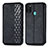 Custodia Portafoglio In Pelle Cover con Supporto S01D per Samsung Galaxy M30s Nero