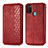 Custodia Portafoglio In Pelle Cover con Supporto S01D per Samsung Galaxy M30s Rosso