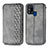 Custodia Portafoglio In Pelle Cover con Supporto S01D per Samsung Galaxy M31 Grigio
