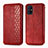 Custodia Portafoglio In Pelle Cover con Supporto S01D per Samsung Galaxy M51 Rosso