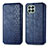 Custodia Portafoglio In Pelle Cover con Supporto S01D per Samsung Galaxy M53 5G Blu