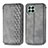 Custodia Portafoglio In Pelle Cover con Supporto S01D per Samsung Galaxy M53 5G Grigio