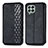 Custodia Portafoglio In Pelle Cover con Supporto S01D per Samsung Galaxy M53 5G Nero