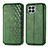 Custodia Portafoglio In Pelle Cover con Supporto S01D per Samsung Galaxy M53 5G Verde