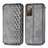 Custodia Portafoglio In Pelle Cover con Supporto S01D per Samsung Galaxy S20 Lite 5G Grigio