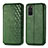 Custodia Portafoglio In Pelle Cover con Supporto S01D per Samsung Galaxy S20 Plus 5G Verde