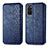 Custodia Portafoglio In Pelle Cover con Supporto S01D per Samsung Galaxy S20 Plus Blu