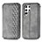 Custodia Portafoglio In Pelle Cover con Supporto S01D per Samsung Galaxy S24 Ultra 5G Grigio