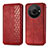 Custodia Portafoglio In Pelle Cover con Supporto S01D per Sharp Aquos R8 Pro Rosso