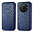 Custodia Portafoglio In Pelle Cover con Supporto S01D per Sharp Aquos R8s Pro Blu