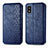 Custodia Portafoglio In Pelle Cover con Supporto S01D per Sharp Aquos wish3