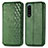 Custodia Portafoglio In Pelle Cover con Supporto S01D per Sony Xperia 5 III SO-53B Verde