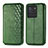 Custodia Portafoglio In Pelle Cover con Supporto S01D per Vivo iQOO Neo6 5G Verde