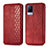 Custodia Portafoglio In Pelle Cover con Supporto S01D per Vivo V21s 5G Rosso