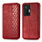 Custodia Portafoglio In Pelle Cover con Supporto S01D per Vivo X70 Pro 5G Rosso