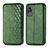 Custodia Portafoglio In Pelle Cover con Supporto S01D per Xiaomi Civi 1S 5G Verde