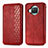 Custodia Portafoglio In Pelle Cover con Supporto S01D per Xiaomi Mi 10i 5G Rosso