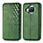 Custodia Portafoglio In Pelle Cover con Supporto S01D per Xiaomi Mi 10i 5G Verde