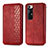 Custodia Portafoglio In Pelle Cover con Supporto S01D per Xiaomi Mi 10S 5G Rosso