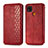 Custodia Portafoglio In Pelle Cover con Supporto S01D per Xiaomi POCO C31 Rosso