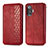 Custodia Portafoglio In Pelle Cover con Supporto S01D per Xiaomi Poco F3 GT 5G Rosso