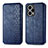 Custodia Portafoglio In Pelle Cover con Supporto S01D per Xiaomi Poco F5 5G Blu