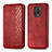 Custodia Portafoglio In Pelle Cover con Supporto S01D per Xiaomi Poco M2 Pro Rosso