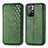 Custodia Portafoglio In Pelle Cover con Supporto S01D per Xiaomi Poco M4 Pro 5G Verde