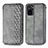 Custodia Portafoglio In Pelle Cover con Supporto S01D per Xiaomi Poco M5S Grigio