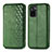 Custodia Portafoglio In Pelle Cover con Supporto S01D per Xiaomi Poco M5S Verde