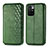 Custodia Portafoglio In Pelle Cover con Supporto S01D per Xiaomi Redmi 10 4G Verde