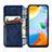 Custodia Portafoglio In Pelle Cover con Supporto S01D per Xiaomi Redmi 10 India