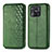 Custodia Portafoglio In Pelle Cover con Supporto S01D per Xiaomi Redmi 10 Power Verde