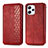 Custodia Portafoglio In Pelle Cover con Supporto S01D per Xiaomi Redmi 12 4G Rosso