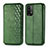 Custodia Portafoglio In Pelle Cover con Supporto S01D per Xiaomi Redmi 9 Power Verde