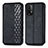 Custodia Portafoglio In Pelle Cover con Supporto S01D per Xiaomi Redmi 9T 4G Nero