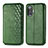 Custodia Portafoglio In Pelle Cover con Supporto S01D per Xiaomi Redmi K40 Gaming 5G Verde