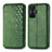 Custodia Portafoglio In Pelle Cover con Supporto S01D per Xiaomi Redmi K50 Gaming 5G Verde