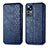 Custodia Portafoglio In Pelle Cover con Supporto S01D per Xiaomi Redmi K50 Ultra 5G Blu