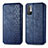 Custodia Portafoglio In Pelle Cover con Supporto S01D per Xiaomi Redmi Note 10 JE 5G Blu