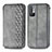 Custodia Portafoglio In Pelle Cover con Supporto S01D per Xiaomi Redmi Note 10T 5G Grigio