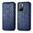 Custodia Portafoglio In Pelle Cover con Supporto S01D per Xiaomi Redmi Note 11T 5G Blu