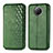 Custodia Portafoglio In Pelle Cover con Supporto S01D per Xiaomi Redmi Note 9 5G Verde