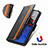 Custodia Portafoglio In Pelle Cover con Supporto S02D per Huawei Enjoy 50z